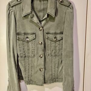 PAIGE PACEY UTILITY/MILITARY JACKET VTG IVY GREEN SZ MEDIUM NORDSTROMS
